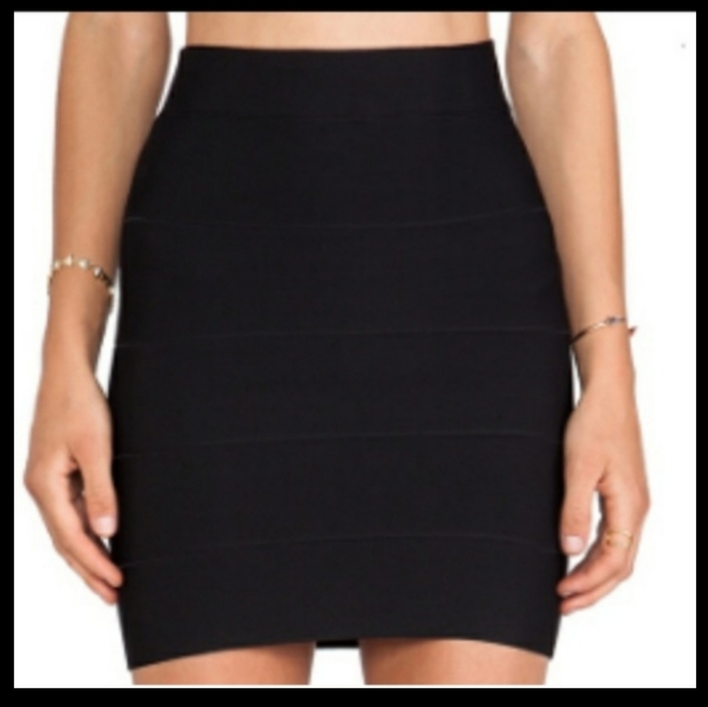 BCBGMAXAZRIA Simone bandage skirt